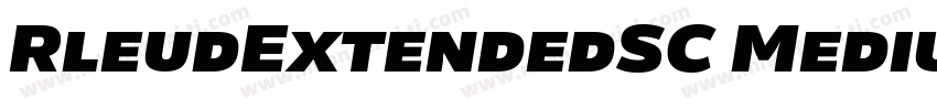 RleudExtendedSC Medium字体转换